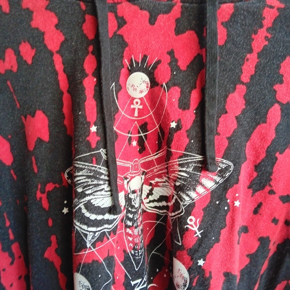 Hot Topic ❤️ Midnight Hour cropped Hoodie. L - Picture 5 of 11